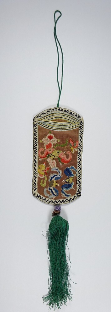 Vintage Chinese Tassel Pocket with Blindstitch