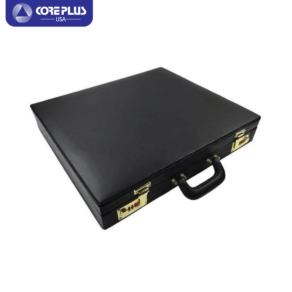 Masonic Apron Case - Black Briefcase for Various Materials WM & MM