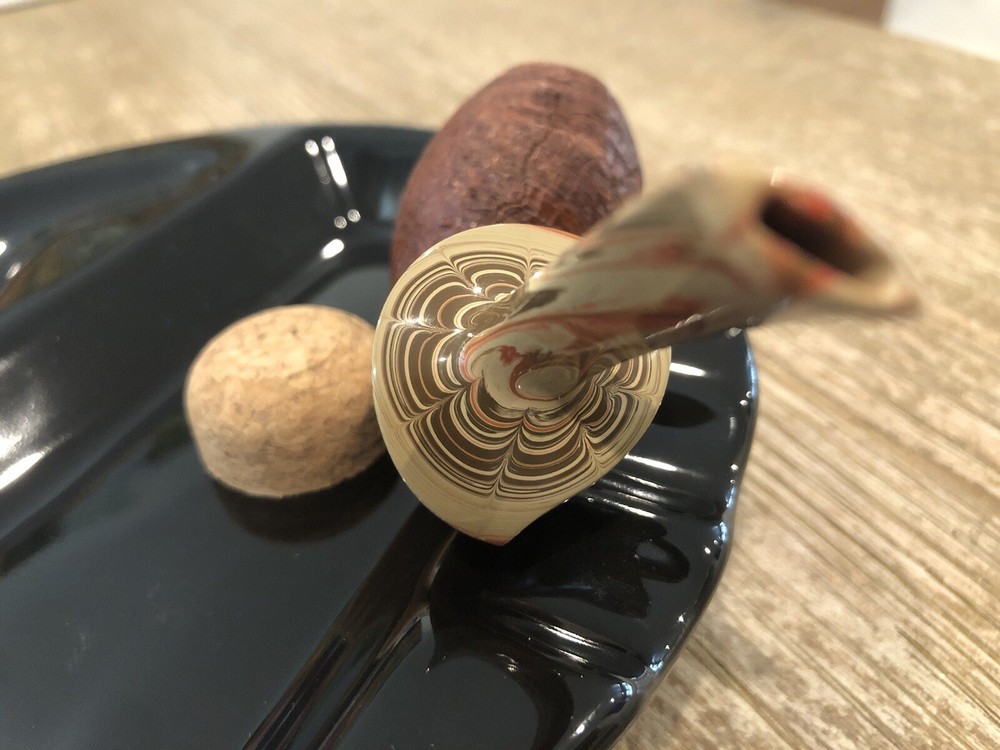 Grant Batson Blowfish, Sandblasted Tobacco Pipe Unsmoked