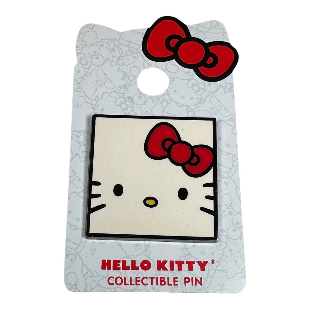 Universal Studios Hello Kitty Big Face Square Pin