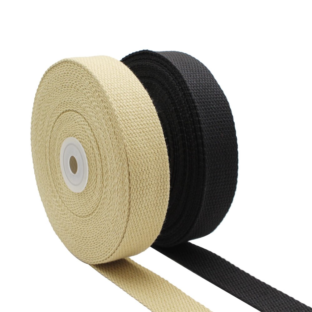 Cotton Webbing 1 Inch 2 Rolls/ 20 Yards Webbing Straps for Webbing Bag Handle...