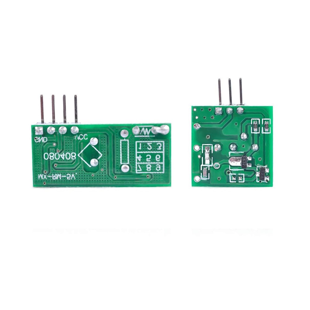 5 Sets 433M Transmitter Receiver Kit High Frequency RF Module Burglar Alarm