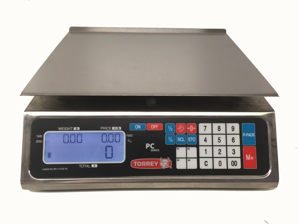 Tor-rey PC-80L-HS, 80 x .02 lb Price Computing Scales