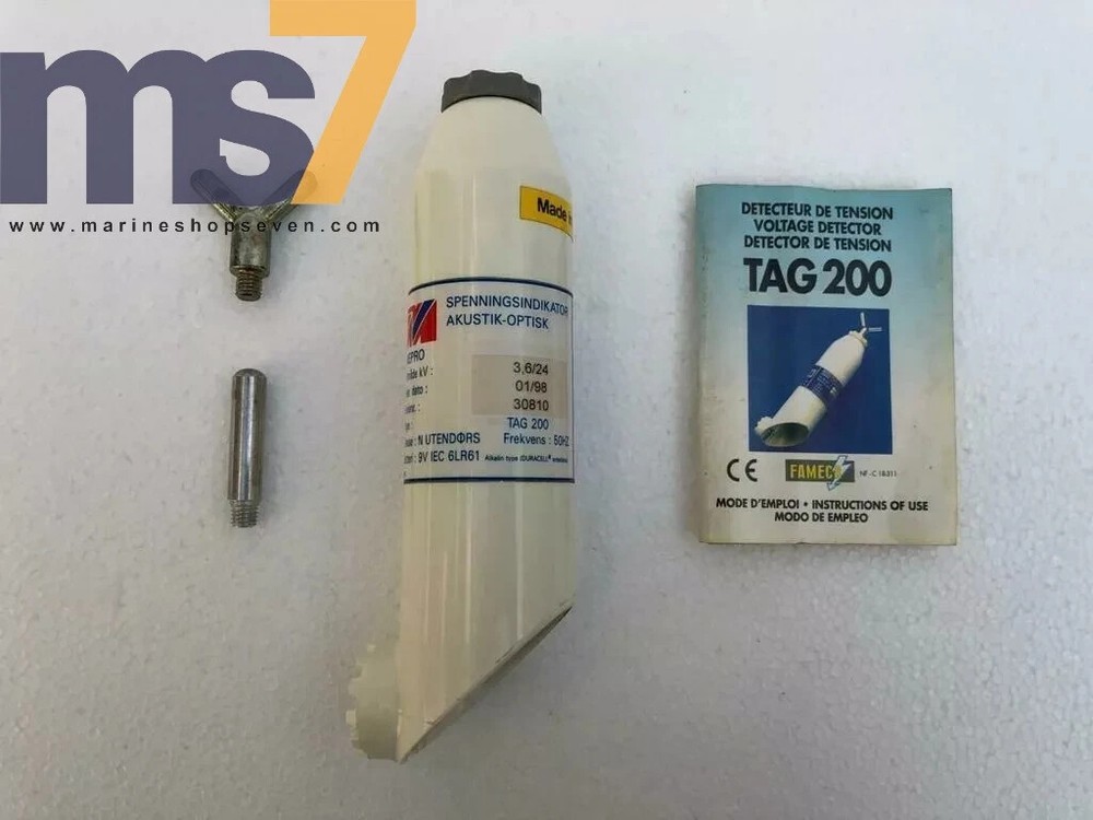 FAMECA TAG 200 ELECTRONIC ACOUSTIC VISUAL VOLTAGE DETECTOR #2