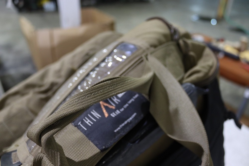Defender Deployment Bag Thin Air Gear Wheeled Handle Military Brown Tan