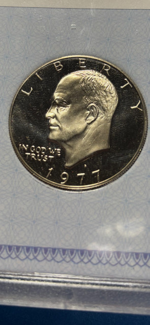 1977-S $1 Eisenhower Dollar coin PR67