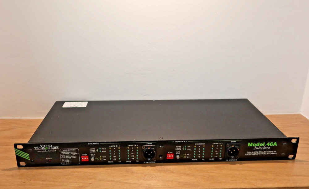 Studio Technologies Model 46A 2-Wire Analog Audio to 4-Wire Analog Audio Interfa
