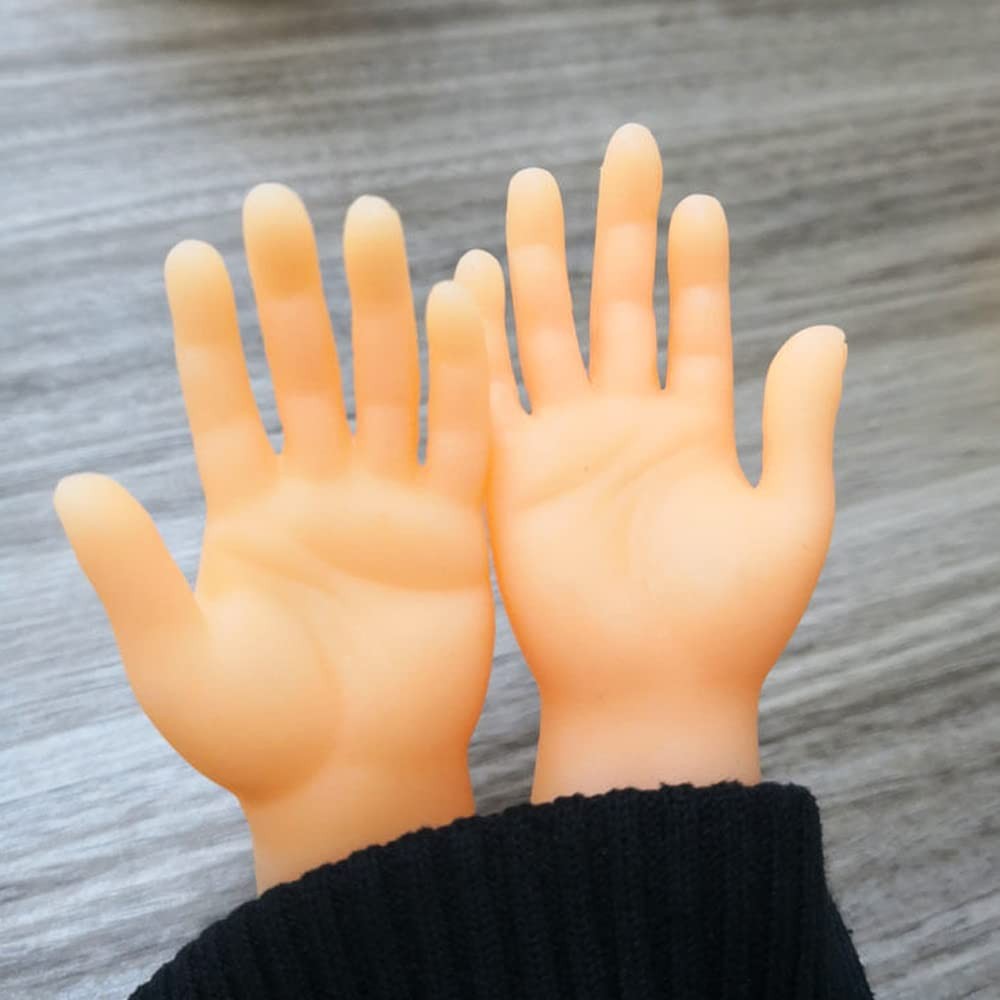 30 Pcs Tiny Finger Hands Mini Rubber Puppets, Miniature miniature