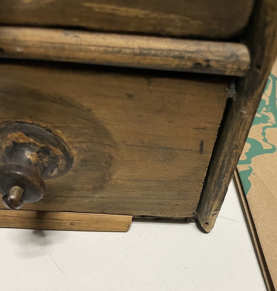 apothecary tabletop chest: Antique: Hand Made: Pre-Loved❤️❤️❤️