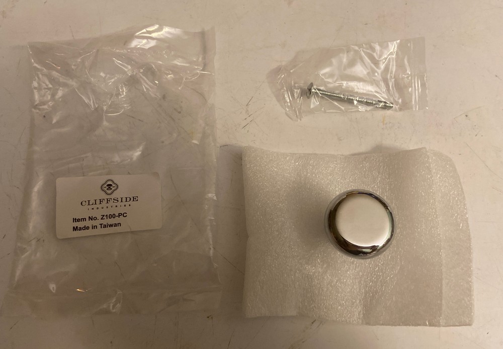 Cliffside Z100-PC Flat Cabinet Knob Pull
