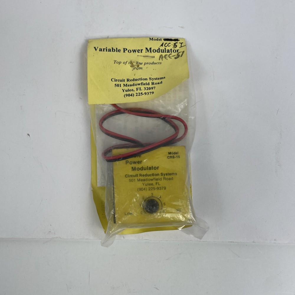 Circuit Reduction Systems variable power modulator CRS-15 for cb radio testing