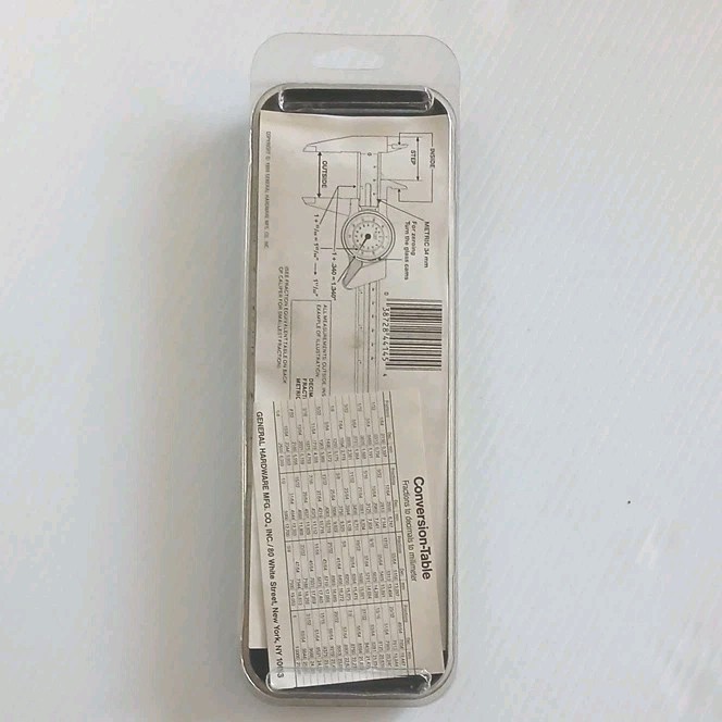 General Tools 6 Inch Dial Caliper No. 142 Green Dial