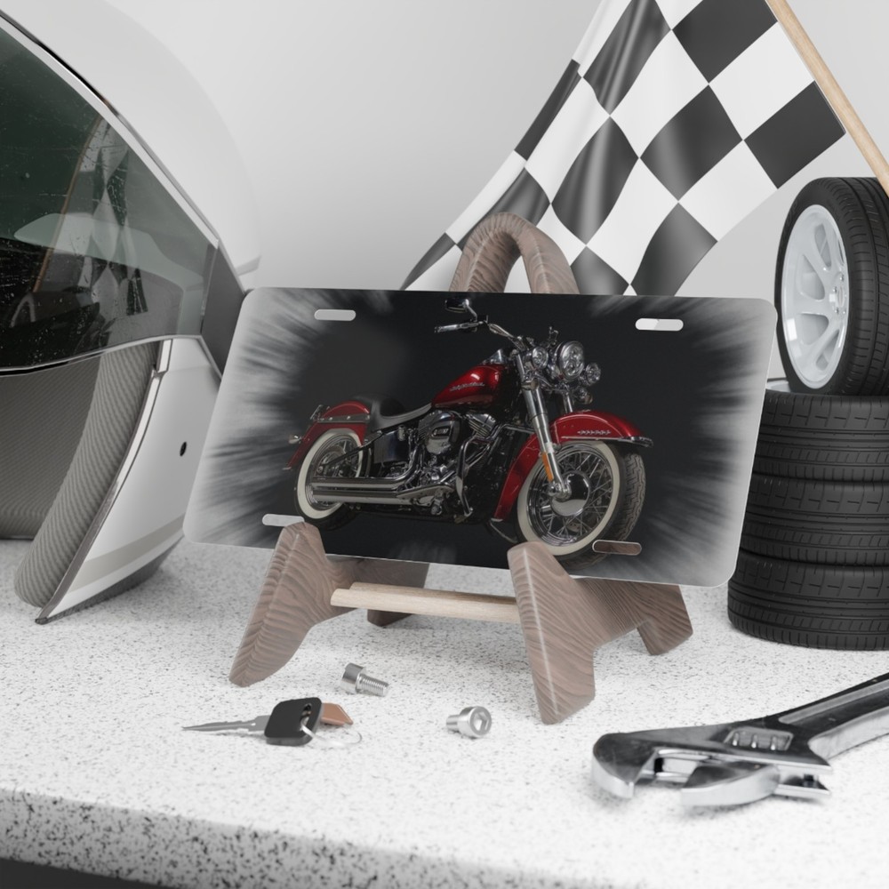 2017 Harley Davidson Softail Deluxe License Plate