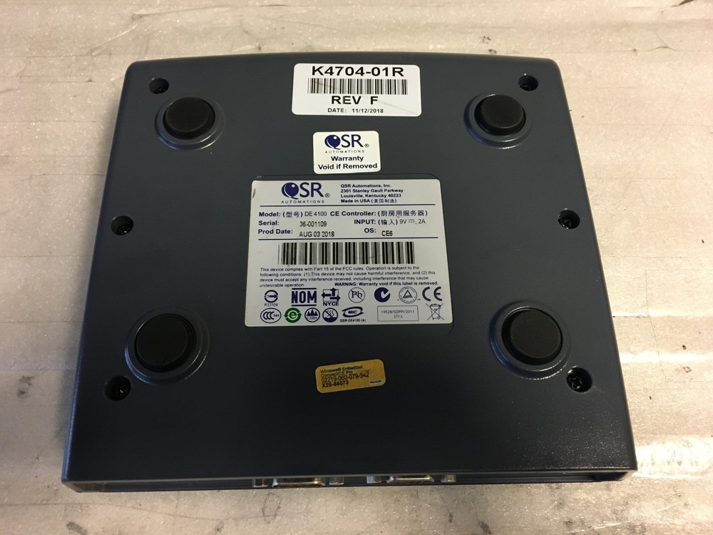 QSR xCeed Kitchen Controller Model DE4100