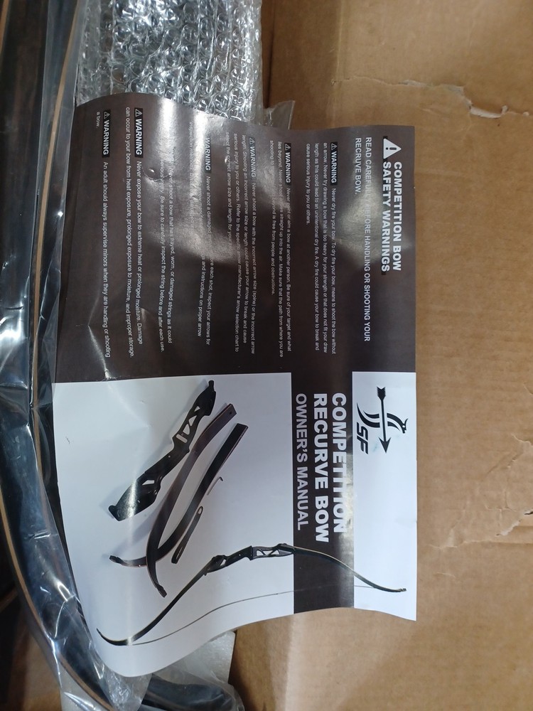 right handed recurve bow