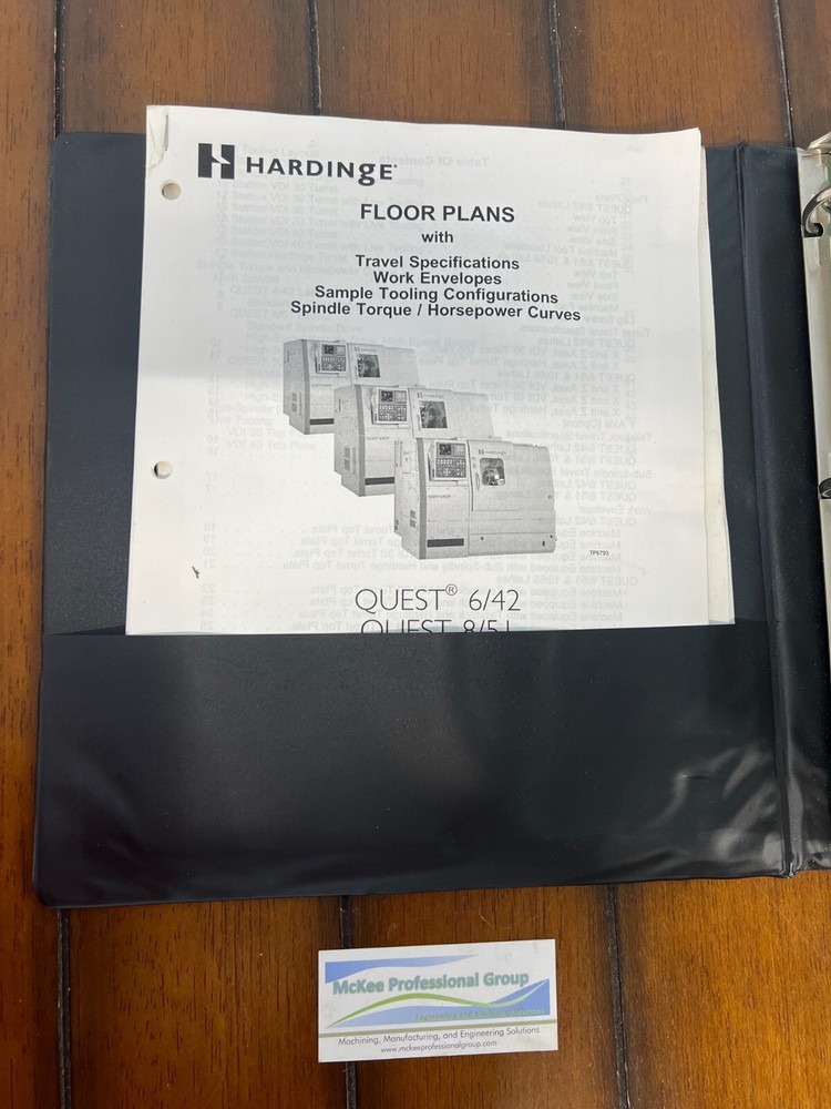 Hardinge Maintenance Manual M-393C