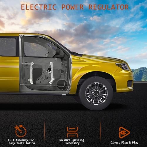 Power Window Regulator with Motor Assembly Front Right Passenger Side