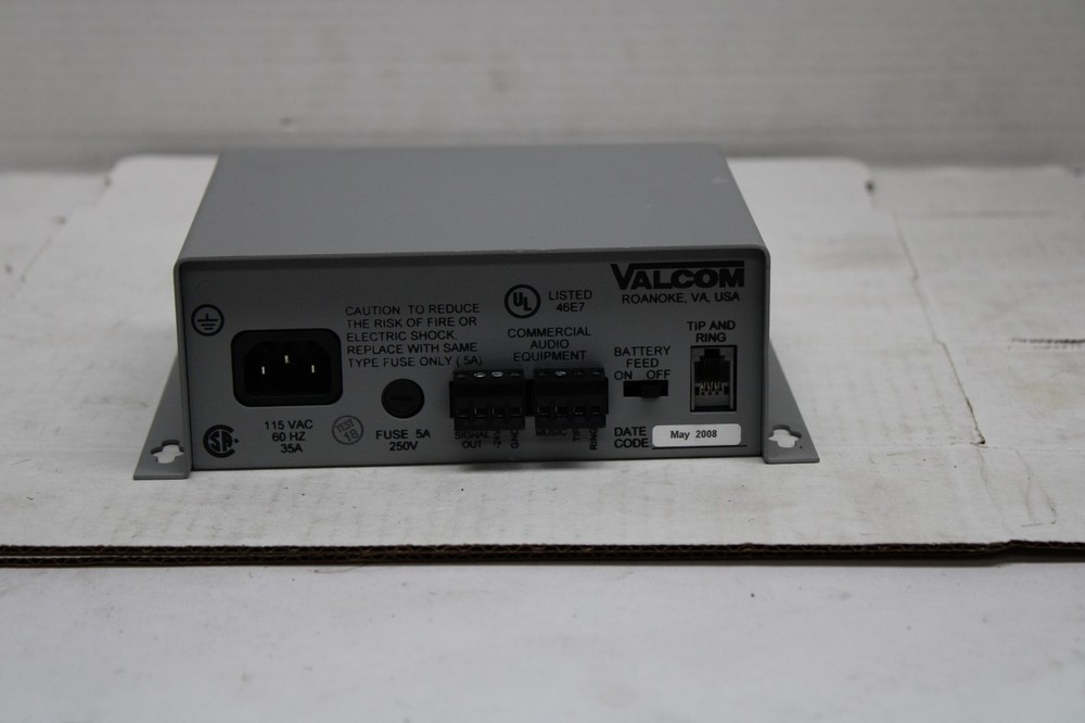 Valcom V-2000A 1 Zone One-Way Basic Integrated Page Control