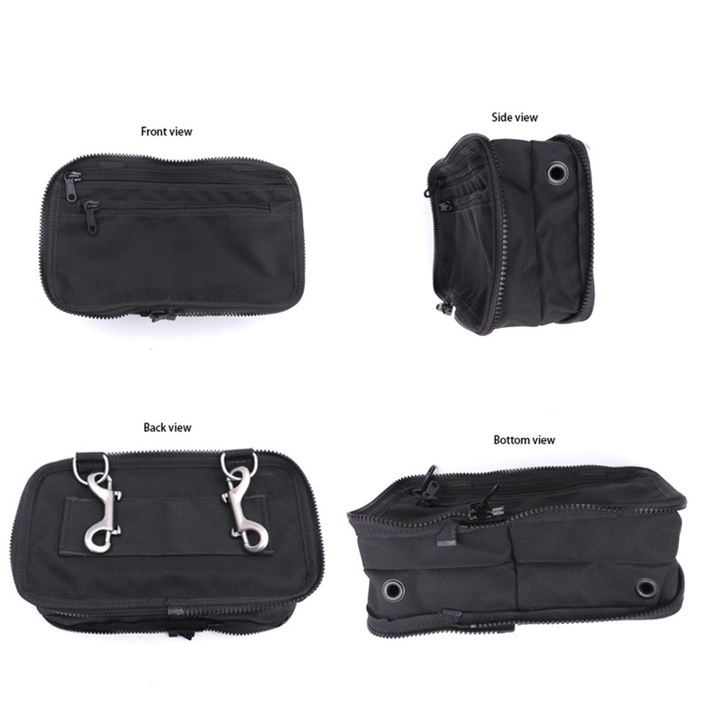 Scuba Diving Storage Bag Backpack Double Ended Snap Hook Nylon Accessories