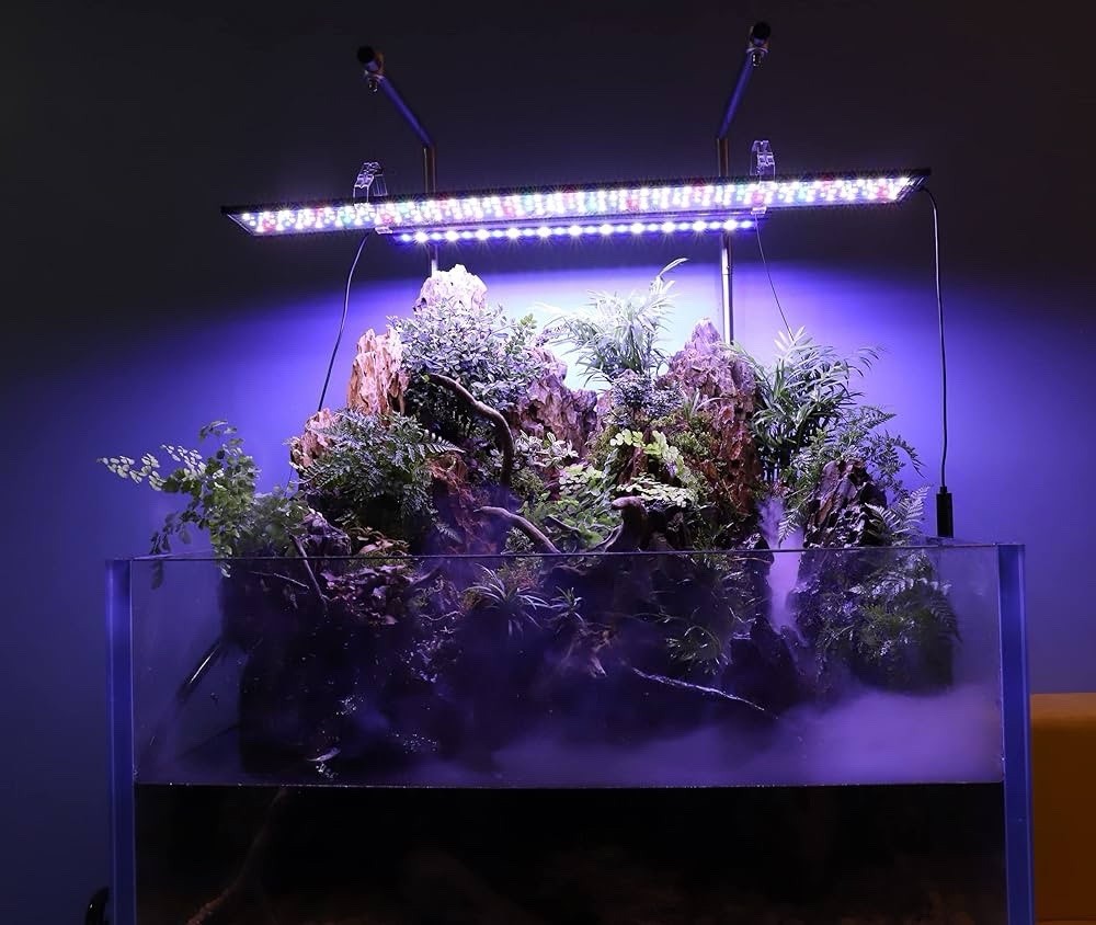 hygger Advanced LED Aquarium Light with Timer, 24/7 Lighting Cycle & DIY Mode