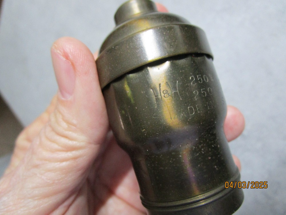 ANTIQUE H&H HART & HEDGEMAN FATBOY PADDLE SWITCH SOCKET