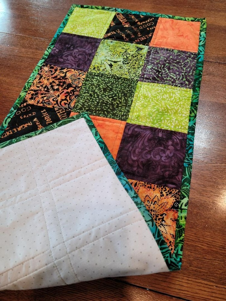 Aloha Halloween Quilted Halloween Table Runner Halloween Table Topper