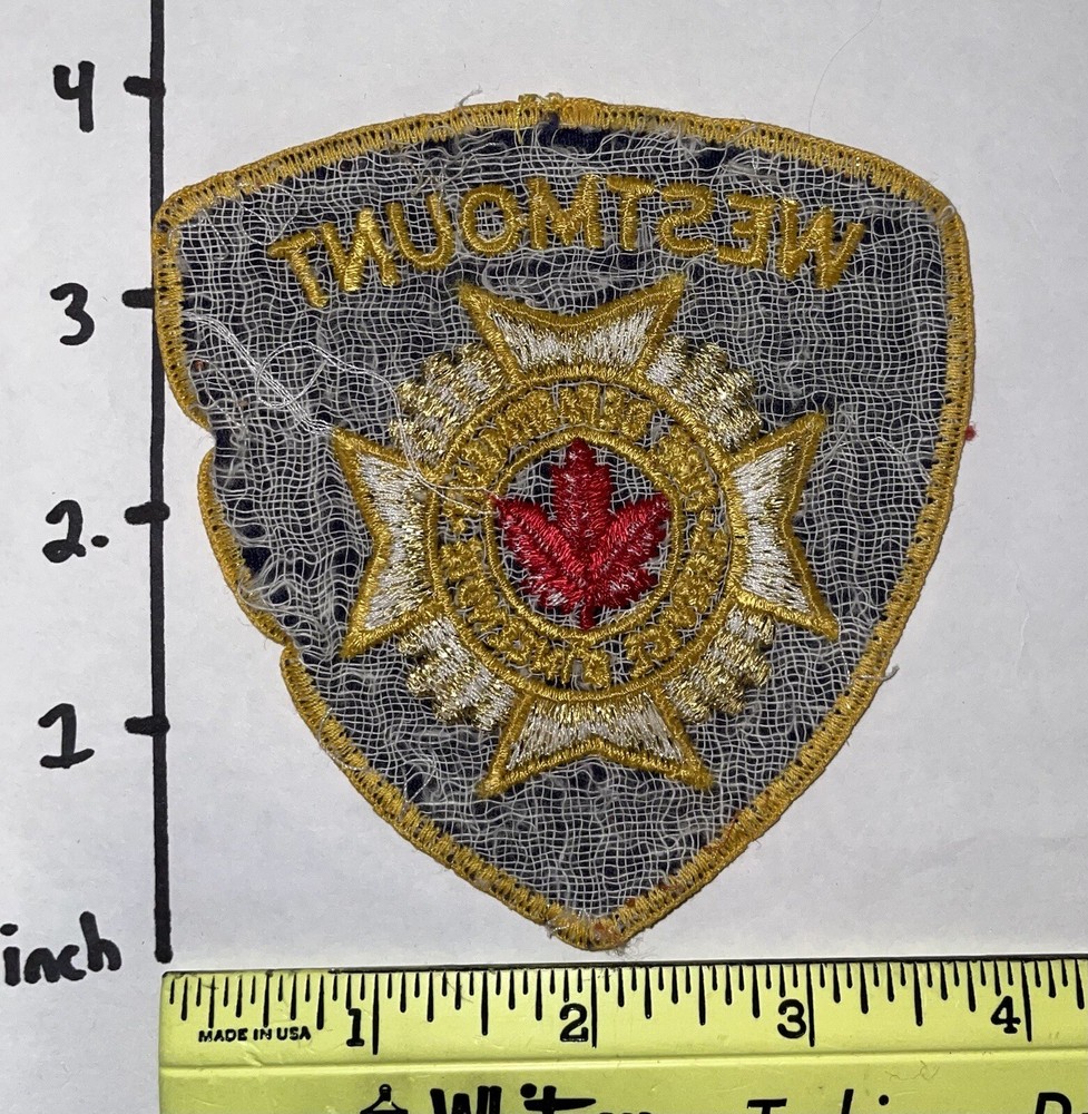 Westmount Canada Fire Patch