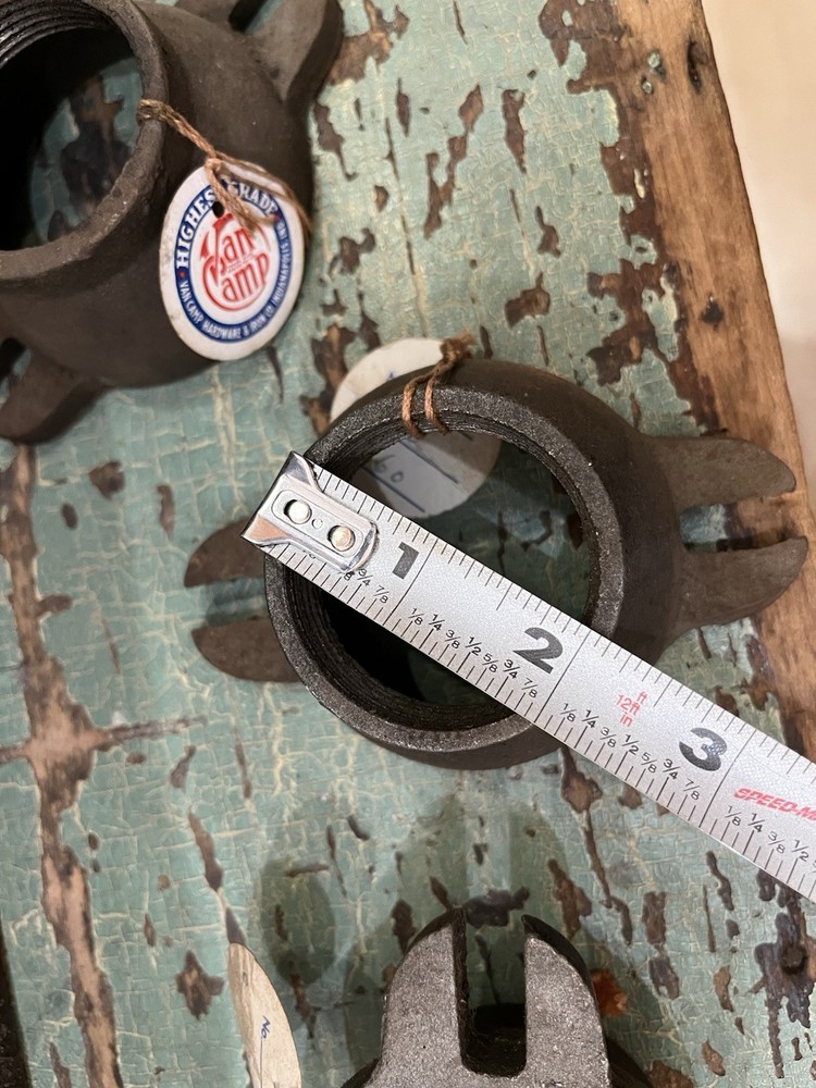 Antique NOS Cast iron Van Camp Pitcher Pump Fitting