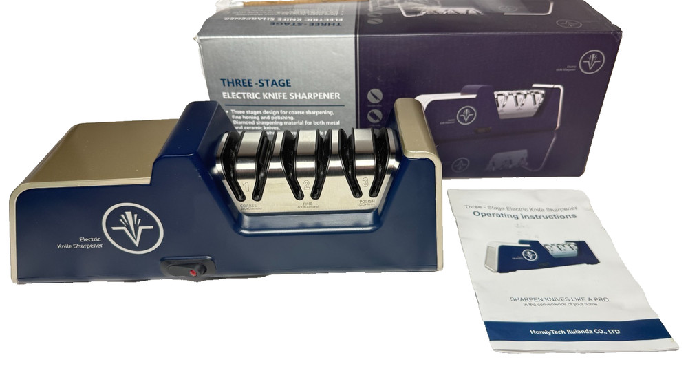 Three Stage  electric  Knife Sharpener HT-EMDQ-01