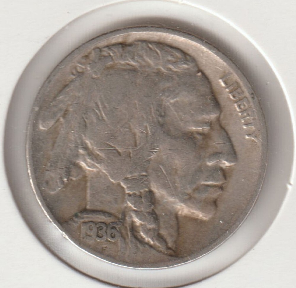 1936-D Buffalo Nickel