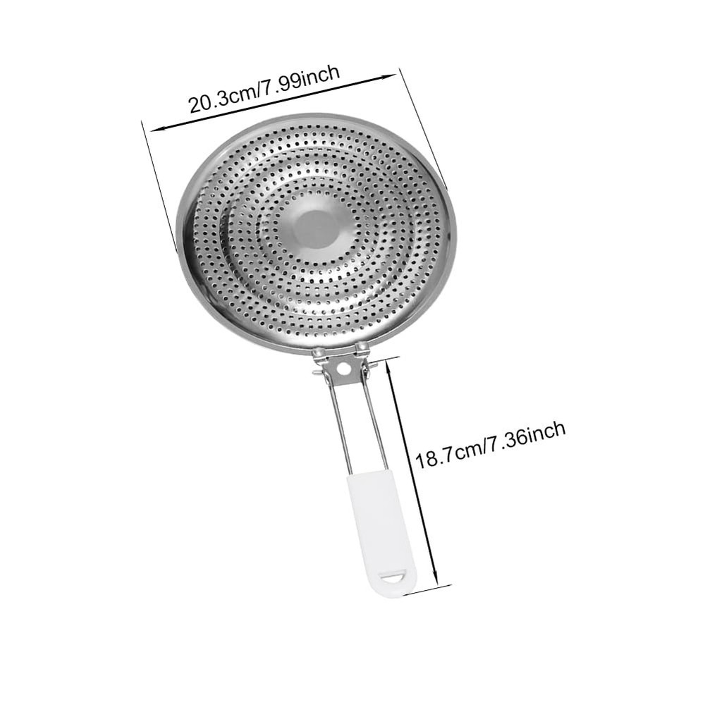 Heat Diffuser Flame Reducer Simmer Plate, Stainless Steel Heat Diffuser for G...