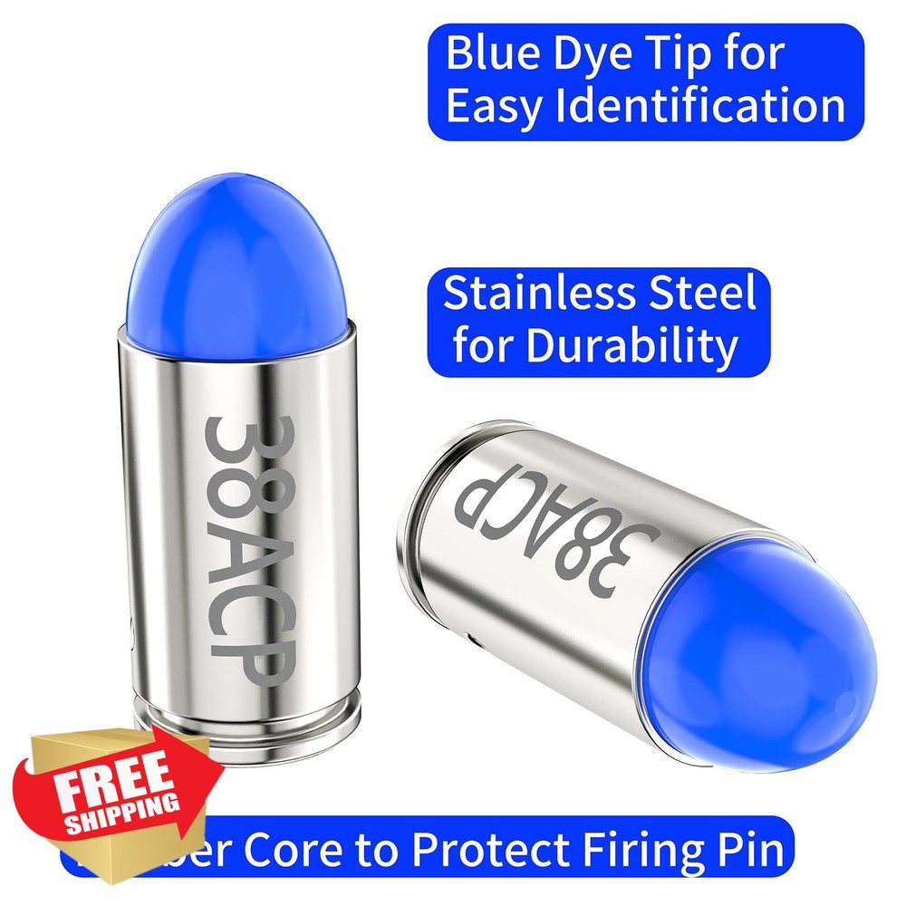 Tipfun Snap Caps 22LR 9MM Dummy Rounds Practice Safe