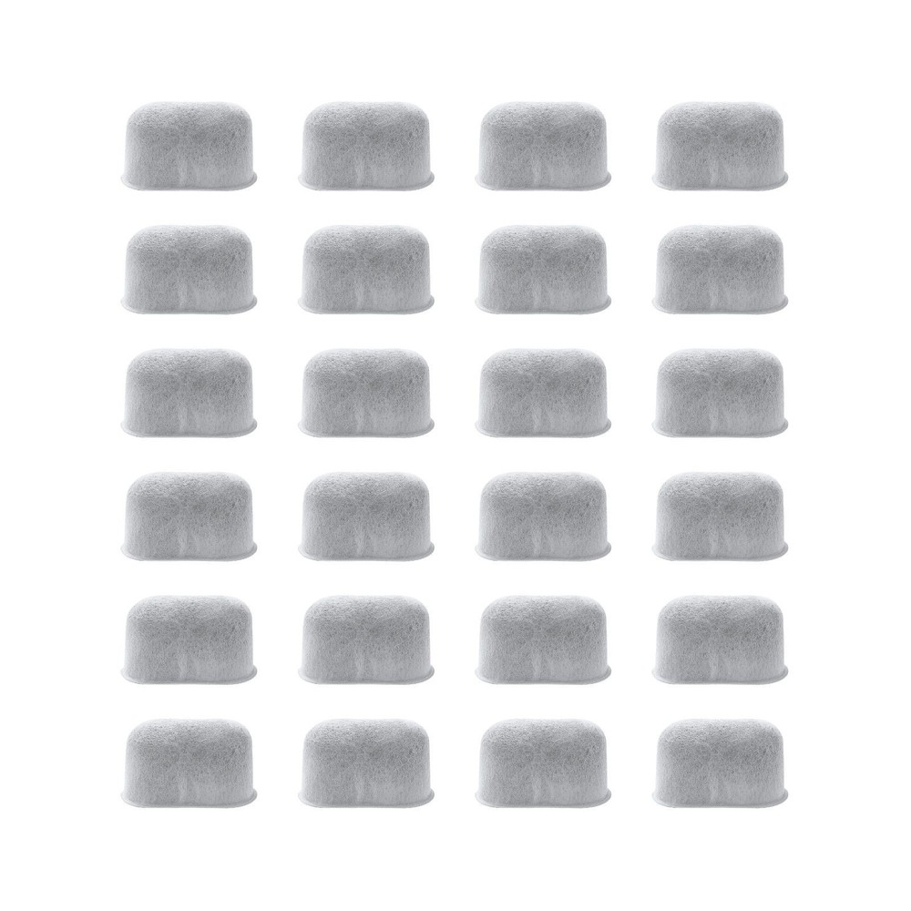 24 Braun Coffee Maker Water Charcoal Filter Replacement Compatible with BRSC004