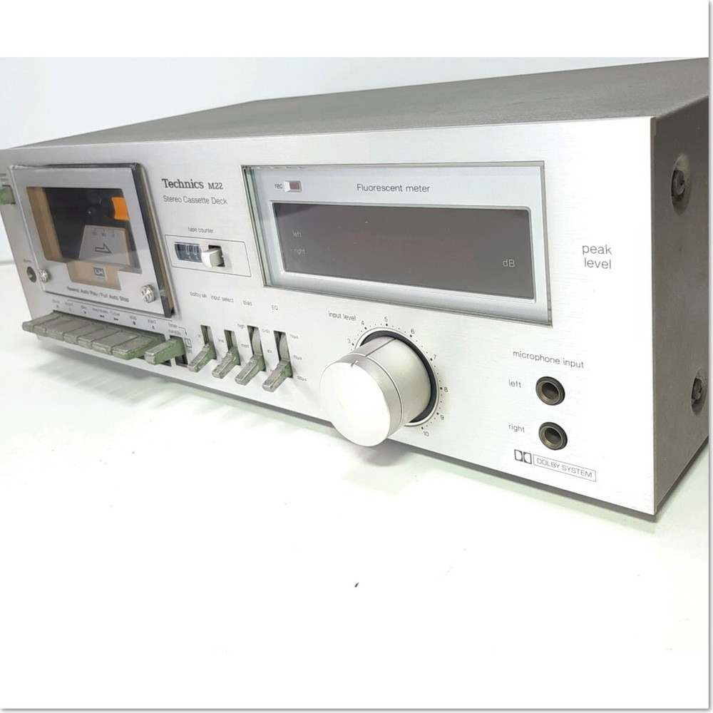 Technics RS-M22 Stereo Cassette Deck Panasonic Tested Working