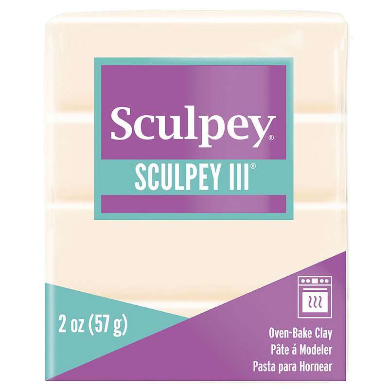 Sculpey III Polymer Clay 2oz Translucent