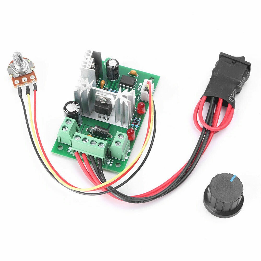DC 6-30V Voltage Regulator 80W 10A Reversible Speed Control PWM Control Switch