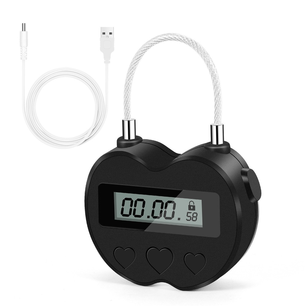 Time Lock LCD Display Time Lock Multifunction Travel Electronic Timer, 2536