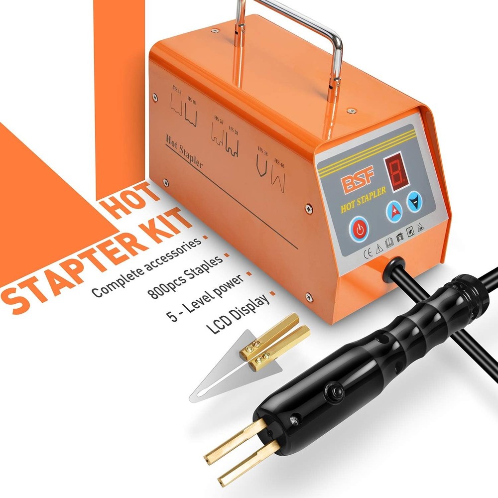 Plastic Welder Repair Machine Kit, 5-Level Adjustable Power