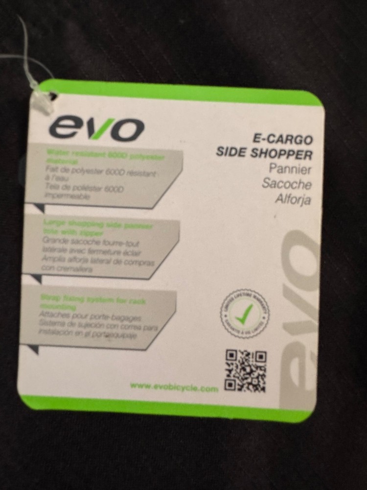EVO cargo side shopper Pannier
