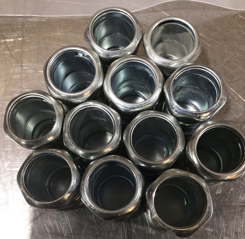 Compression Coupling 1” Steel Fittings 12pcs NOS SURPLUS