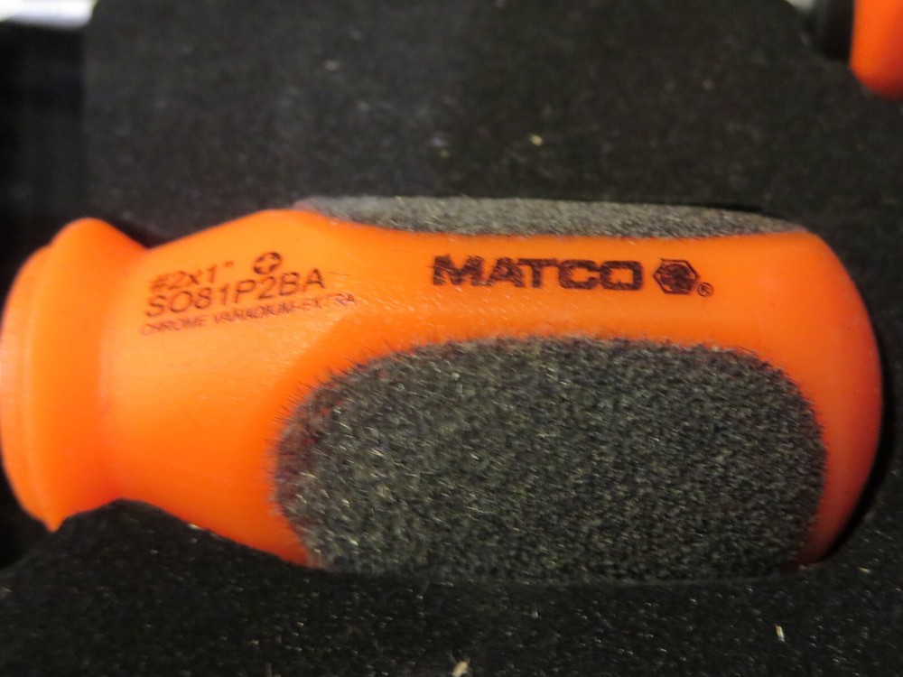 Matco SSPCO10C 10pc. Screwdriver Set, Orange New