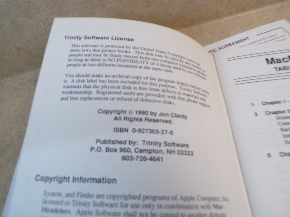 Vintage Periodic Table software Jon Clardy MacMendeleev from Trinity Software