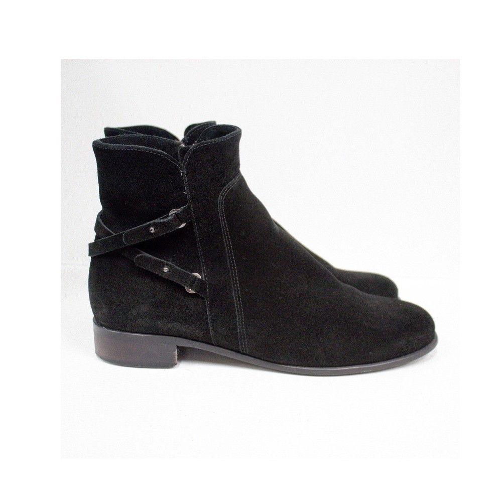 La CANADIENNE Black Leather Booties