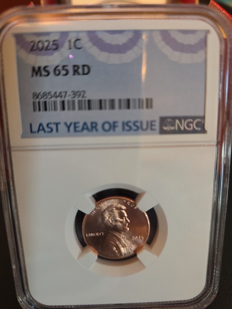 2025 1C MS65 RD NGC Last Year