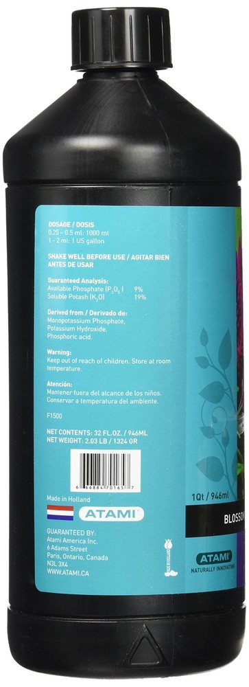 Atami B'Cuzz Blossom Builder, 32-Ounce (Model: BZBBQT)