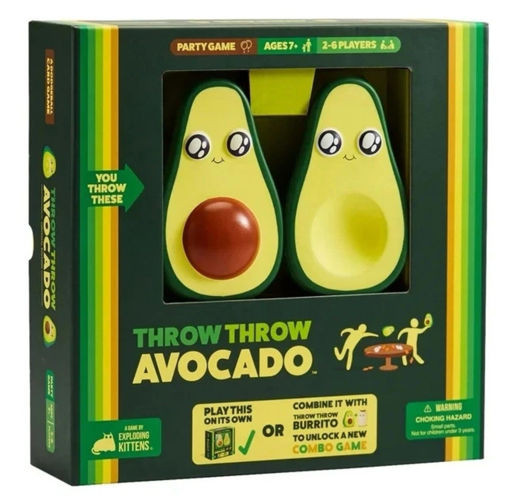 Exploding Kittens Throw Throw Avocado Card Game