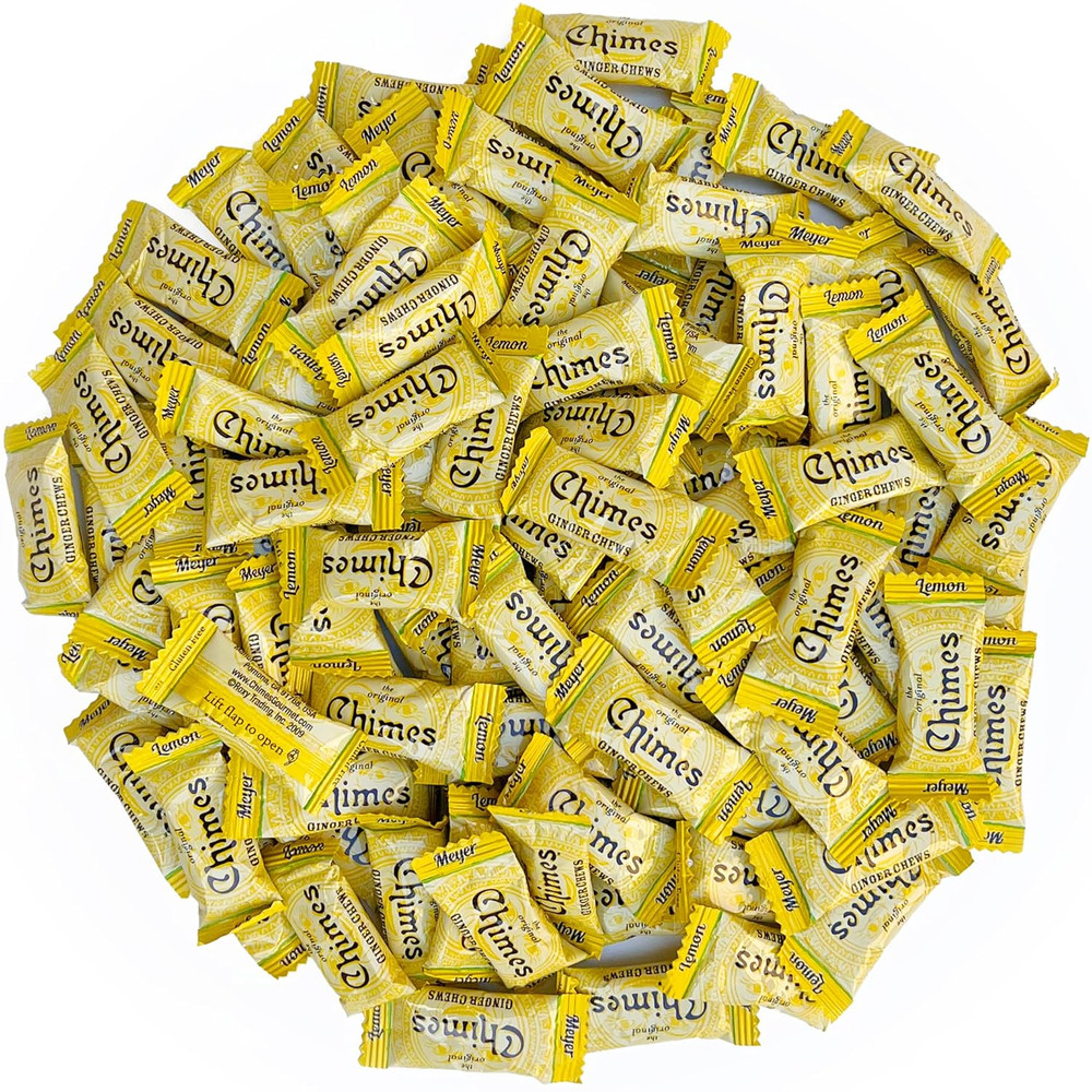 Lemon Ginger Chews Candy, 1-Pound Bag