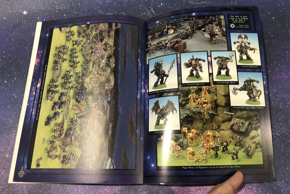 Warhammer 40k Chaos Space Marines Codex Supplement Softcover 1999