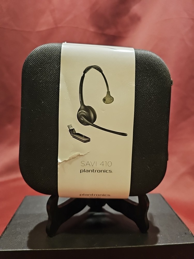 NEW Plantronics Savi W410 UC Mono DECT Wireless USB Computer Headset