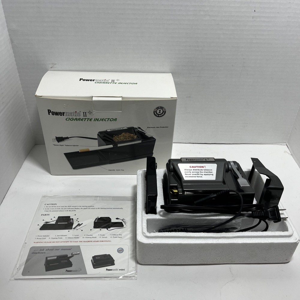 Powermatic 2 PLUS Electric Cigarette Injector Machine